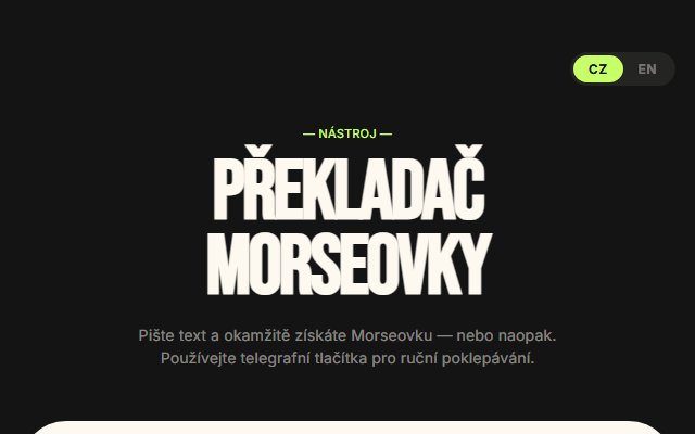 Morseovka náhled